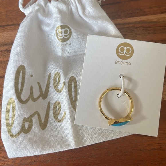 Gorjana ✨NWT Palisades Turquoise Ring | Size 7 - Picture 3 of 8